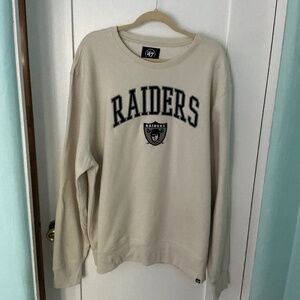 Men’s Long-Sleeve Raiders Sweatshirt, Size 3XL, NWT